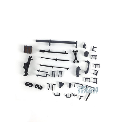 Plastic Sprockets Road Wheels Idlers Accessories Pack Decal Assembled Chassis For HL 1/16 3859 RC Tank Vehicle DIY Model