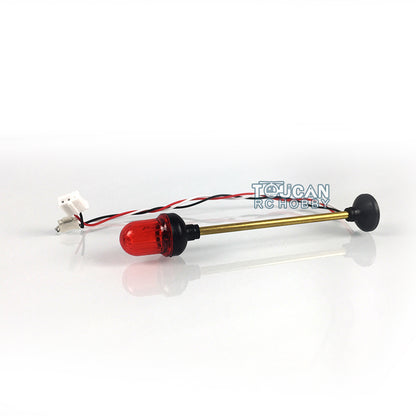Henglong LED Flashing Warning Light Caution Lamp for 1/16 Remote Control Tank DIY Radio System Vehicle Model Accessories