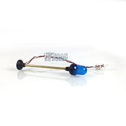 Henglong LED Flashing Warning Light Caution Lamp for 1/16 Remote Control Tank DIY Radio System Vehicle Model Accessories