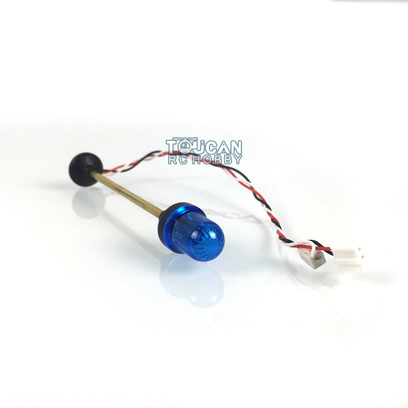 Henglong LED Flashing Warning Light Caution Lamp for 1/16 Remote Control Tank DIY Radio System Vehicle Model Accessories