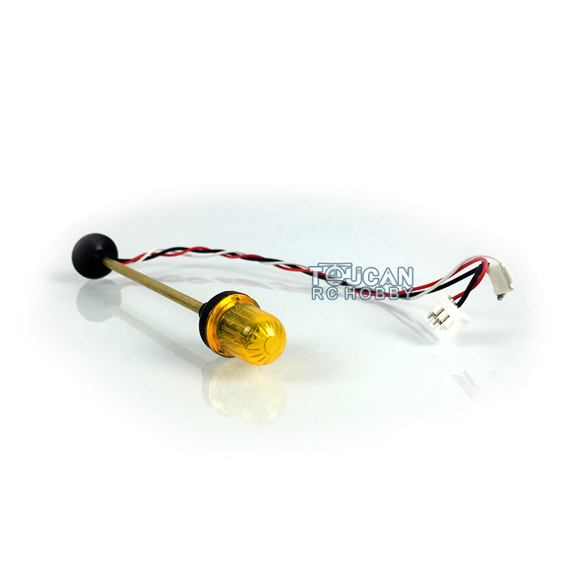Henglong LED Flashing Warning Light Caution Lamp for 1/16 Remote Control Tank DIY Radio System Vehicle Model Accessories