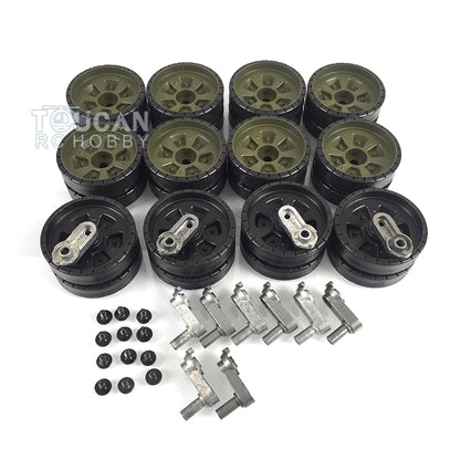 Heng Long Plastic Sprockets Road Wheels Idlers Telescopic Barrel Accessories Package For 3939 Russian T72 RC Tank Vehicle Model
