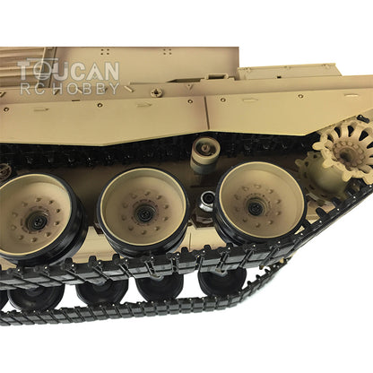 2.4G Henglong 1/16 Scale 7.0 Plastic 3908 Challenger II RTR RC Tank BB Infrared Combating 1800mah battery Armored Vehicle Model