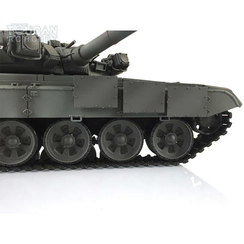 Henglong 1/16 7.0 Customized RC Tank 3938 Russian T90 Metal Road Wheels FPV Infrared Combat 360 Degree Turret BB Unit Idle Smoke