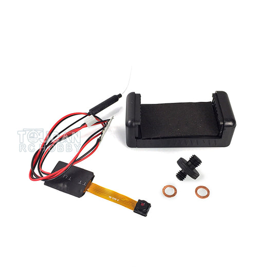 Henglong 1/16 Scale RC Tank Model Upgraded Parts FPV System 200W with Phone Rack Mobile Phone Holder Mount DIY WIFI Model