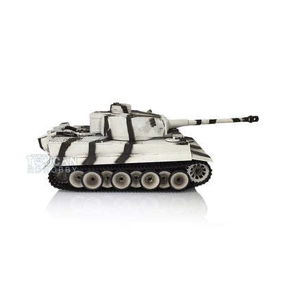 Henglong 1/16 Scale 7.0 Plastic Ver German Tiger I RTR RC Tank 3818 Model Metal Road Wheel Suspension Infrared Combating System Smoking BB Unit