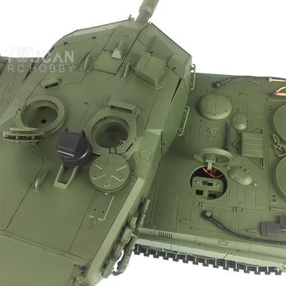 Henglong 1/16 7.0 Upgraded Ver German Leopard2A6 3889 RTR RC Tank Model IR BB Smoke Sound Steel Gearbox Metal Tracks Drive Idler Wheels