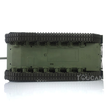 Henglong 1/16 7.0 Upgraded Ver German Leopard2A6 3889 RTR RC Tank Model IR BB Smoke Sound Steel Gearbox Metal Tracks Drive Idler Wheels