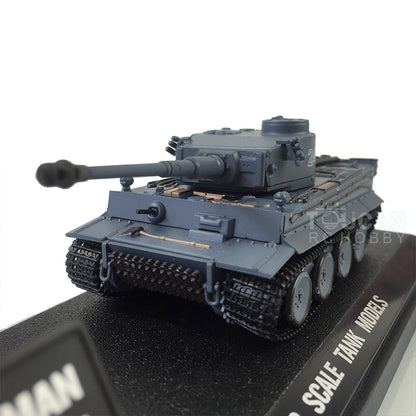 Henglong 1/72 Plastic 3818 Germany Tiger 1 3918 USA Abrams M1A2 Static Tank Model Display Model for Military Collection Enthusiasts