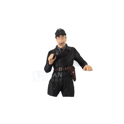1/16 Soldier American German Russian Male Female Telescope Side Sitting Uniform For Remote Control Military Tank Model Parts