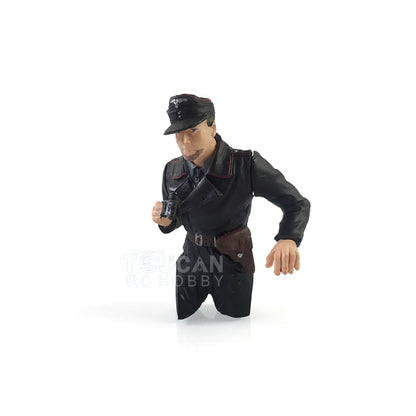 1/16 Soldier American German Russian Male Female Telescope Side Sitting Uniform For Remote Control Military Tank Model Parts