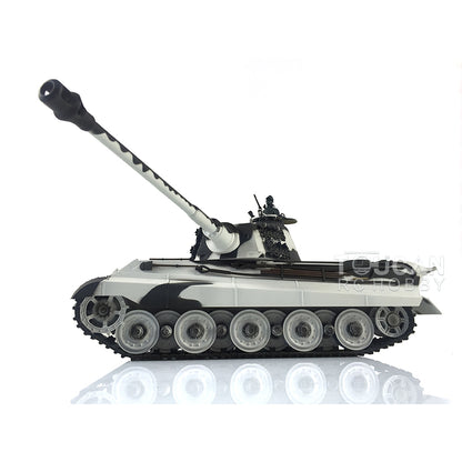 Henglong 1/16 7.0 Customized 3888A King TigerRC Tank  Barrel Recoil BB IR Smoke Metal Tracks Wheels 360 Degree Turret Sound Lights