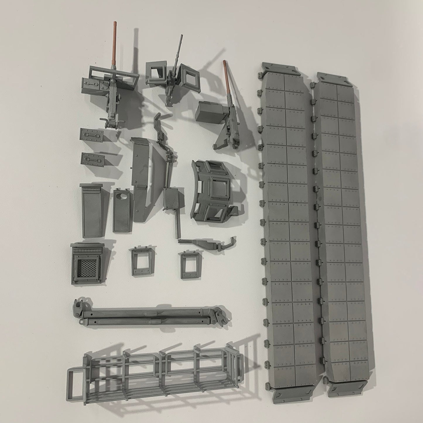CS Abrams M1A2 TUSKI Metal Upgrade Set For 1/16 Plastic Remote Control Vehicle 3918 Tamiya Henglong Tank Model Accessories