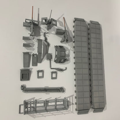 CS Abrams M1A2 TUSKI Metal Upgrade Set For 1/16 Plastic Remote Control Vehicle 3918 Tamiya Henglong Tank Model Accessories