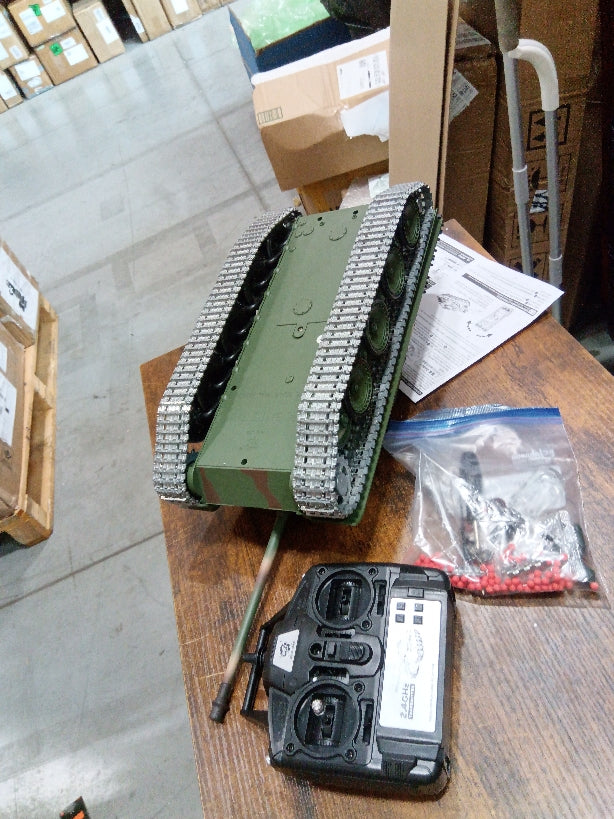 Fast Free Shipping Second Hand US Stock Henglong 1/16 Scale 7.0 Upgraded Jadpanther RTR RC Tank 3869 Metal Tracks