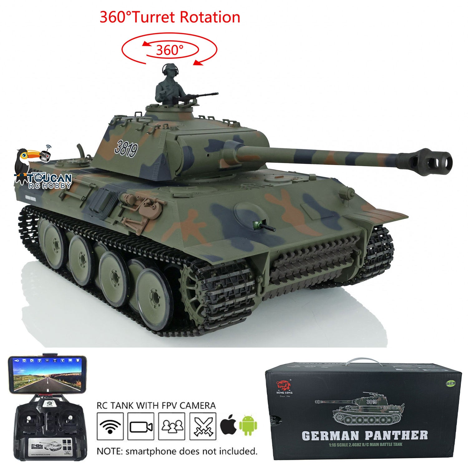 HengLong 1/16戦車ラジコン ロシアT90型 ヘンロン3938-1 基板