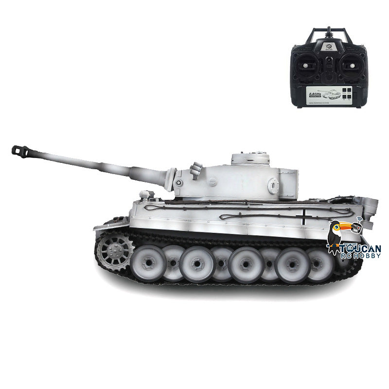 HengLong Factory 1/16 3818 Tiger 1 Radio Control Military Vehicle Full Metal Sprockets Idlers Chassis Plastic Hull RTR RC Tank Y