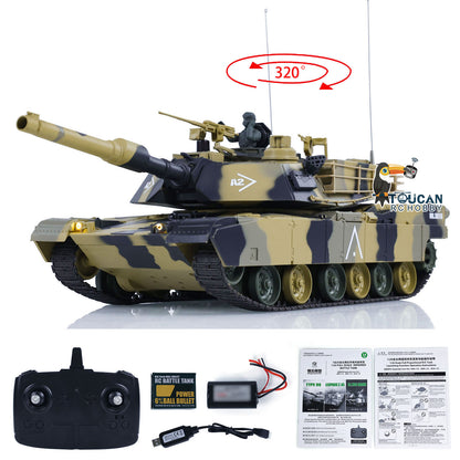 Heng Long 1/24 RC Plastic Tank 3816-2 3809 2.4G Remote Control Assembled With Infrared Combating BB Shooting System Tank Model