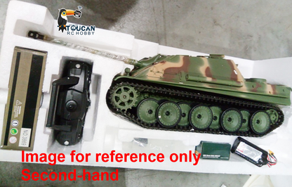 Fast Free Shipping Second Hand US Stock 2.4G Henglong 1/16 Scale 7.0 Plastic Ver Jadpanther RTR RC Tank Model 3869