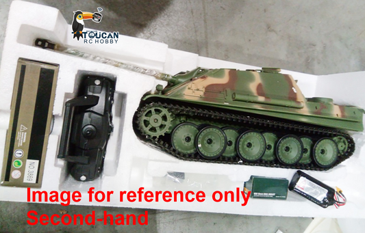 Fast Free Shipping Second Hand US Stock 2.4G Henglong 1/16 Scale 7.0 Plastic Ver Jadpanther RTR RC Tank Model 3869