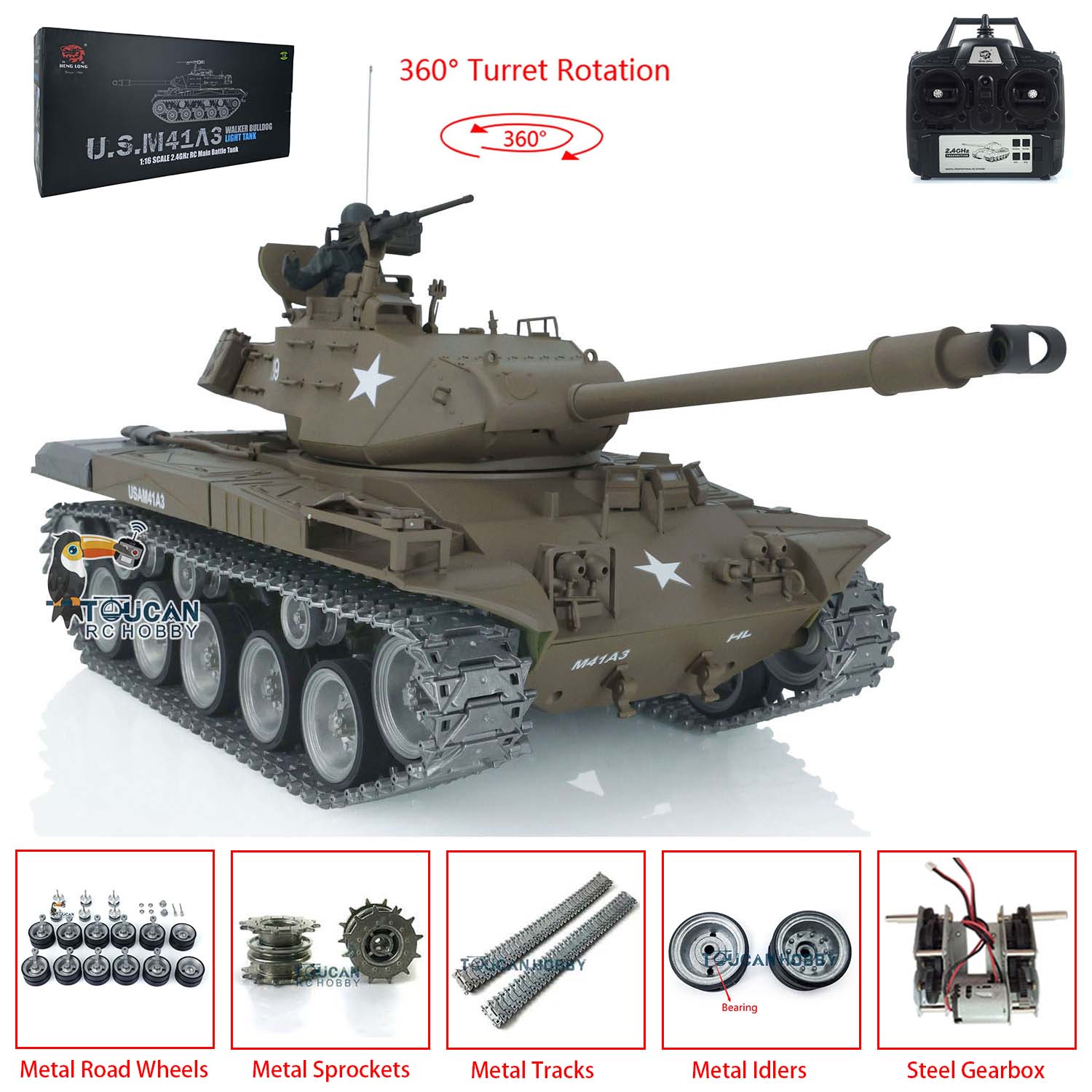 ヘンロン 1/16 M41A3 ウォーカーブルドッグ 【公式通販】