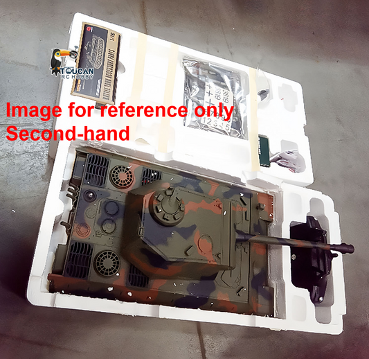 Fast Free Shipping Second Hand US Stock 2.4Ghz Henglong 1/16 7.0 Plastic Ver German Panther V RTR RC Tank 3819 Model