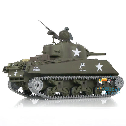 Henglong 1/16 TK7.0 Promotion USA M4A3 Sherman RTR RC Tank 3898 360 Degrees Turret Smoke BB IR Metal Barrel Tracks Sprockets Idlers Wheels Gearbox