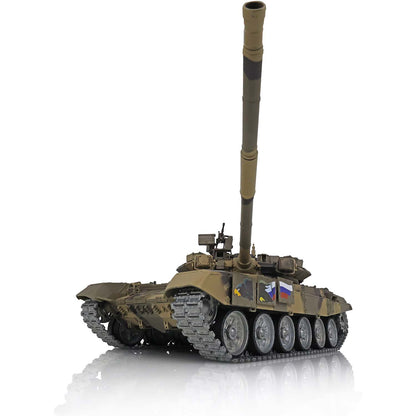 IN Stock Henglong 1/16 7.0 Russian T90 3938 RTR RC Tank Model FPV 360 Degrees Turret BB IR Metal Tracks Road Drive Idler Wheels