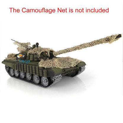 Henglong 1/16 TK7.0 Russian T72 RTR RC Tank 3939 with BB IR 360 Degrees Turret Smoke Metal Tracks Gearbox Sprockets Idlers Road Wheels