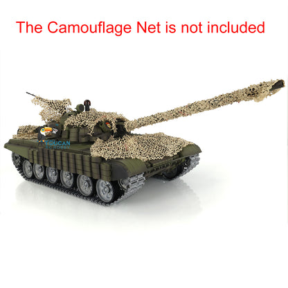Henglong 1/16 TK7.0 Russia T72 RTR RC Tank 3939 with Red Eyes Armor 360 Degrees Turret BB IR Smoke Metal Tracks Gearbox Sprockets Idlers Road Wheels