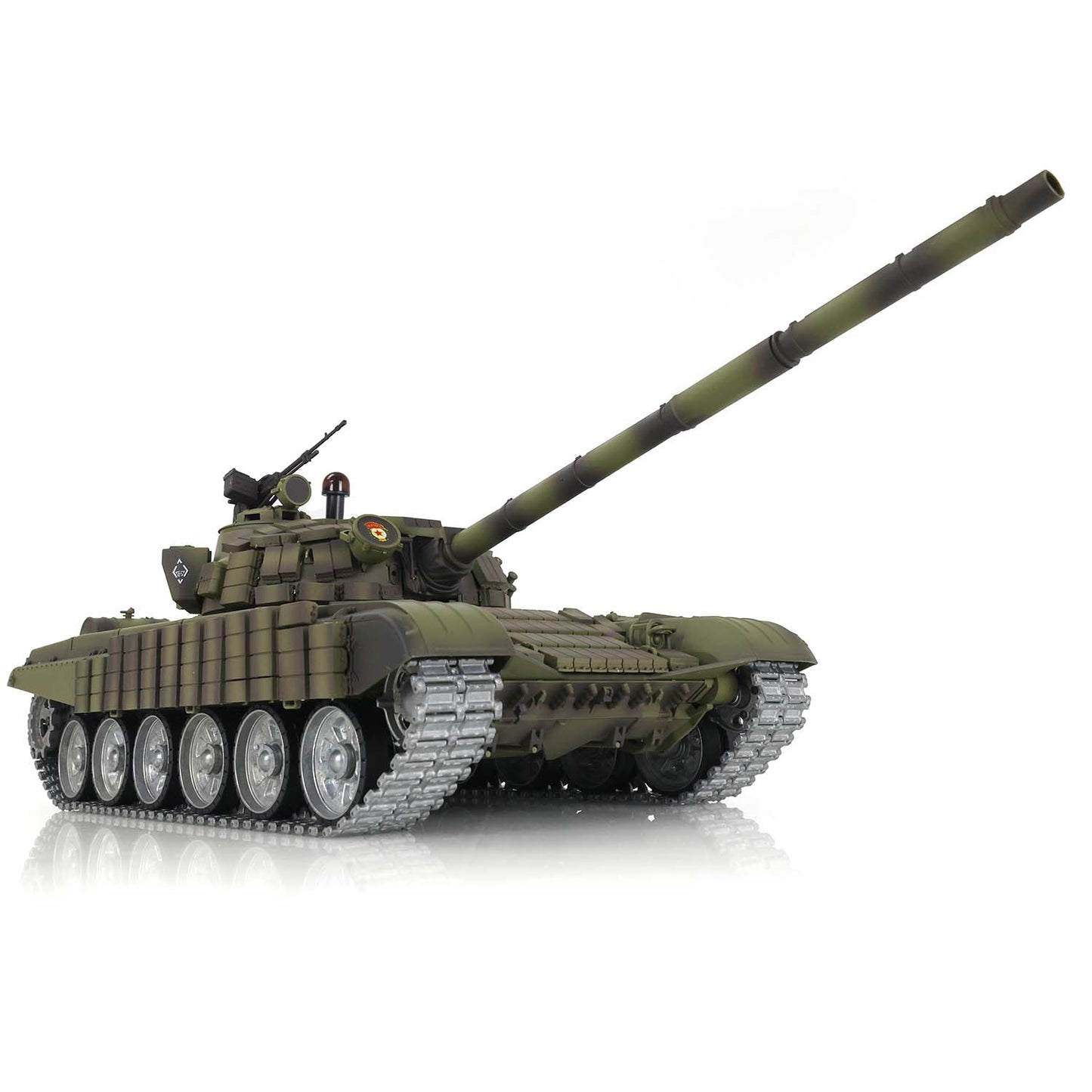 Henglong 7.0 1/16 3939 Russian T72 RTR RC Tank BB IR Smoke 360 Degree Turret Metal Tracks Road Drive Idler Wheel Gearbox Tracks