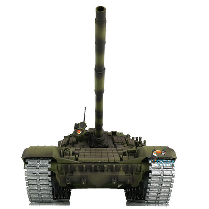 Henglong 1/16 TK7.0 Russia T72 RTR RC Tank 3939 with Red Eyes Armor 360 Degrees Turret BB IR Smoke Metal Tracks Gearbox Sprockets Idlers Road Wheels
