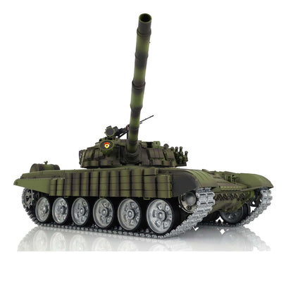 Henglong 7.0 1/16 3939 Russian T72 RTR RC Tank BB IR Smoke 360 Degree Turret Metal Tracks Road Drive Idler Wheel Gearbox Tracks
