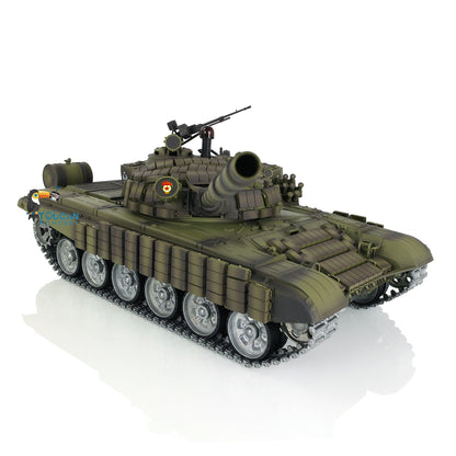 Henglong 1/16 TK7.0 Russian T72 RTR RC Tank 3939 with BB IR 360 Degrees Turret Smoke Metal Tracks Gearbox Sprockets Idlers Road Wheels