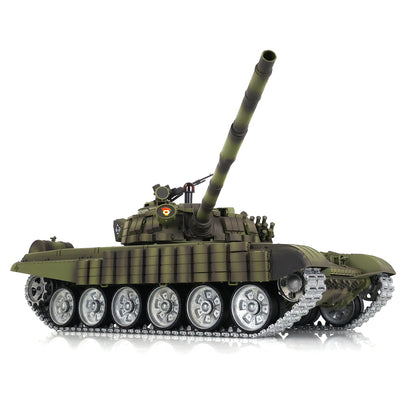 Henglong 7.0 1/16 3939 Russian T72 RTR RC Tank BB IR Smoke 360 Degree Turret Metal Tracks Road Drive Idler Wheel Gearbox Tracks