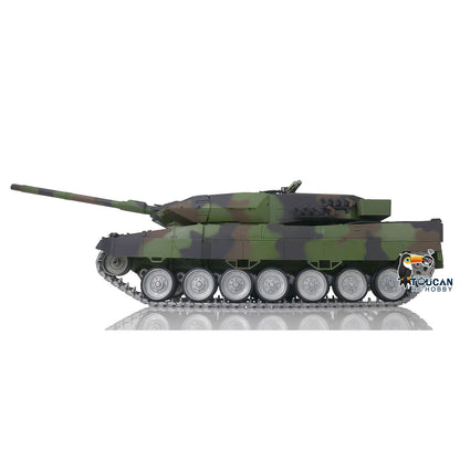 Henglong 1/16 TK7.0 3889 Leopard2A6 RTR RC Tank with Metal Tracks Road Drive Idler Wheels Gearbox