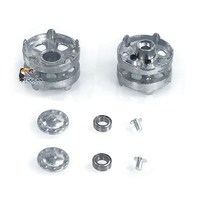 1Pair Metal Sprockets Driving Wheel Idler Wheel for HengLong 1/16 RC Tank Model 3899A Chinese 99A Military Armored Car Toy