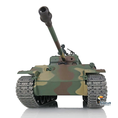 Henglong 1/16 7.0 Upgraded German Panther G RTR RC Tank 3879 360 Degree Turret Metal Tracks Sprocket Wheels BB Infrared Combating System Smoke Sound Option FPV