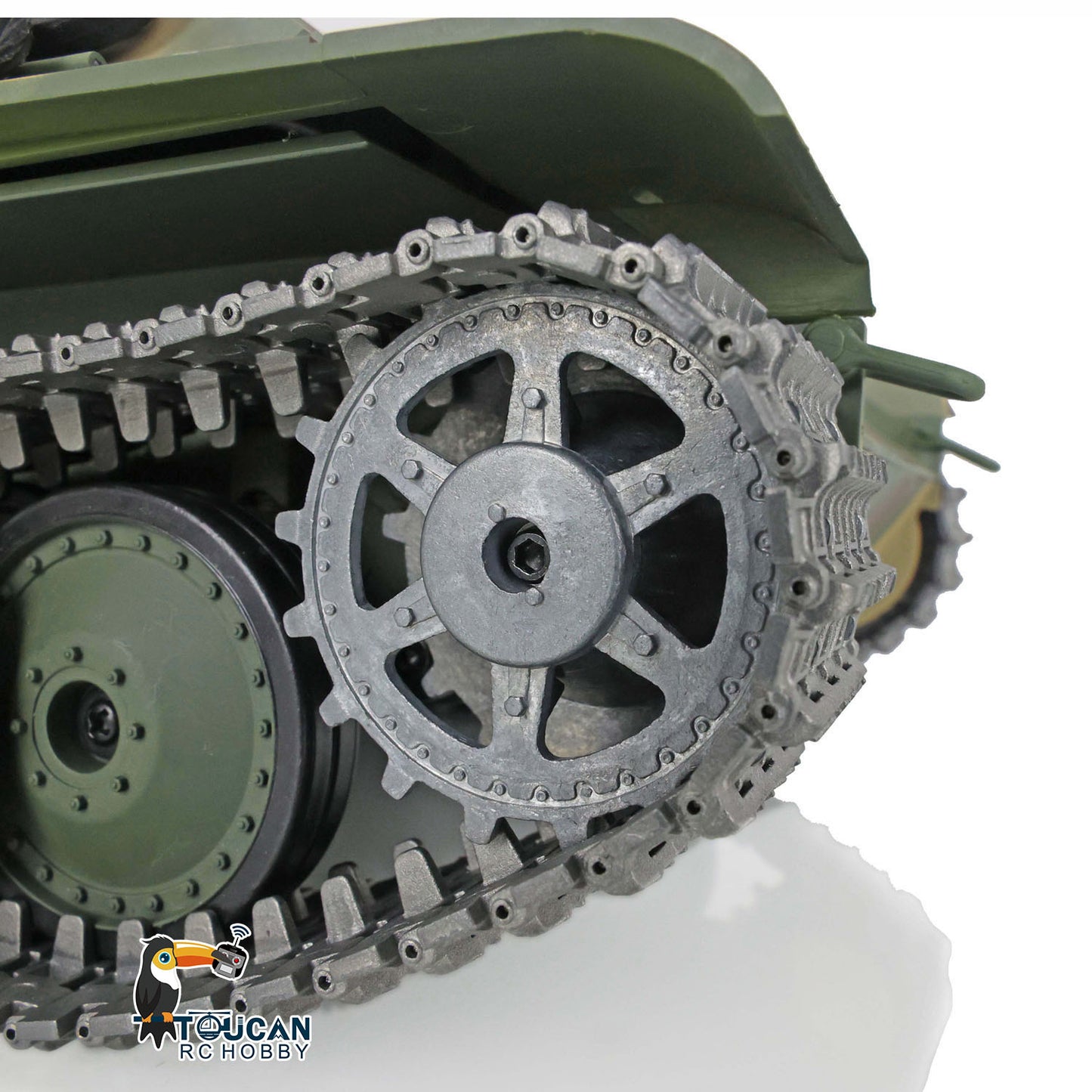 Henglong 1/16 7.0 Upgraded German Panther G RTR RC Tank 3879 360 Degree Turret Metal Tracks Sprocket Wheels BB Infrared Combating System Smoke Sound Option FPV