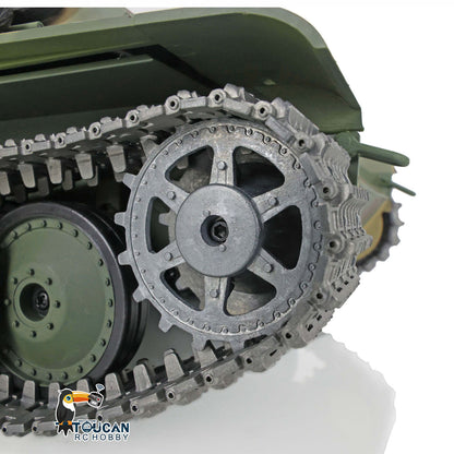 Henglong 1/16 7.0 Upgraded German Panther G RTR RC Tank 3879 360 Degree Turret Metal Tracks Sprocket Wheels BB Infrared Combating System Smoke Sound Option FPV