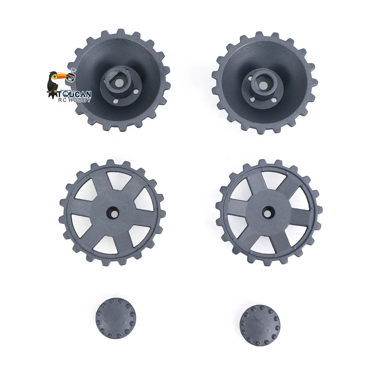 Metal Tracks Sprockets Idlers Road Wheels Tank Machine Gun For HengLong 1/16 3858/3859 Remote Control Tank Vehicle Accessories