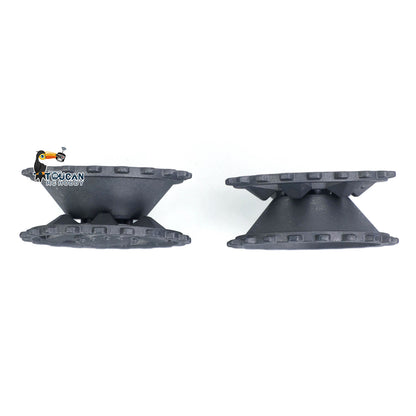 Metal Tracks Sprockets Idlers Road Wheels Tank Machine Gun For HengLong 1/16 3858/3859 Remote Control Tank Vehicle Accessories