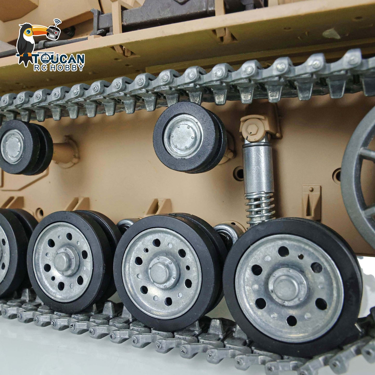 Henglong 1/16 TK7.0 German Panzer III H RTR RC Tank 3849 FPV 360 Degrees Turret BB IR Smoke Metal Barrel Tracks Sprockets Idlers Road Wheels