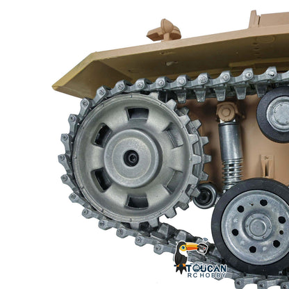 Henglong 1/16 TK7.0 German Panzer III H RTR RC Tank 3849 FPV 360 Degrees Turret BB IR Smoke Metal Barrel Tracks Sprockets Idlers Road Wheels
