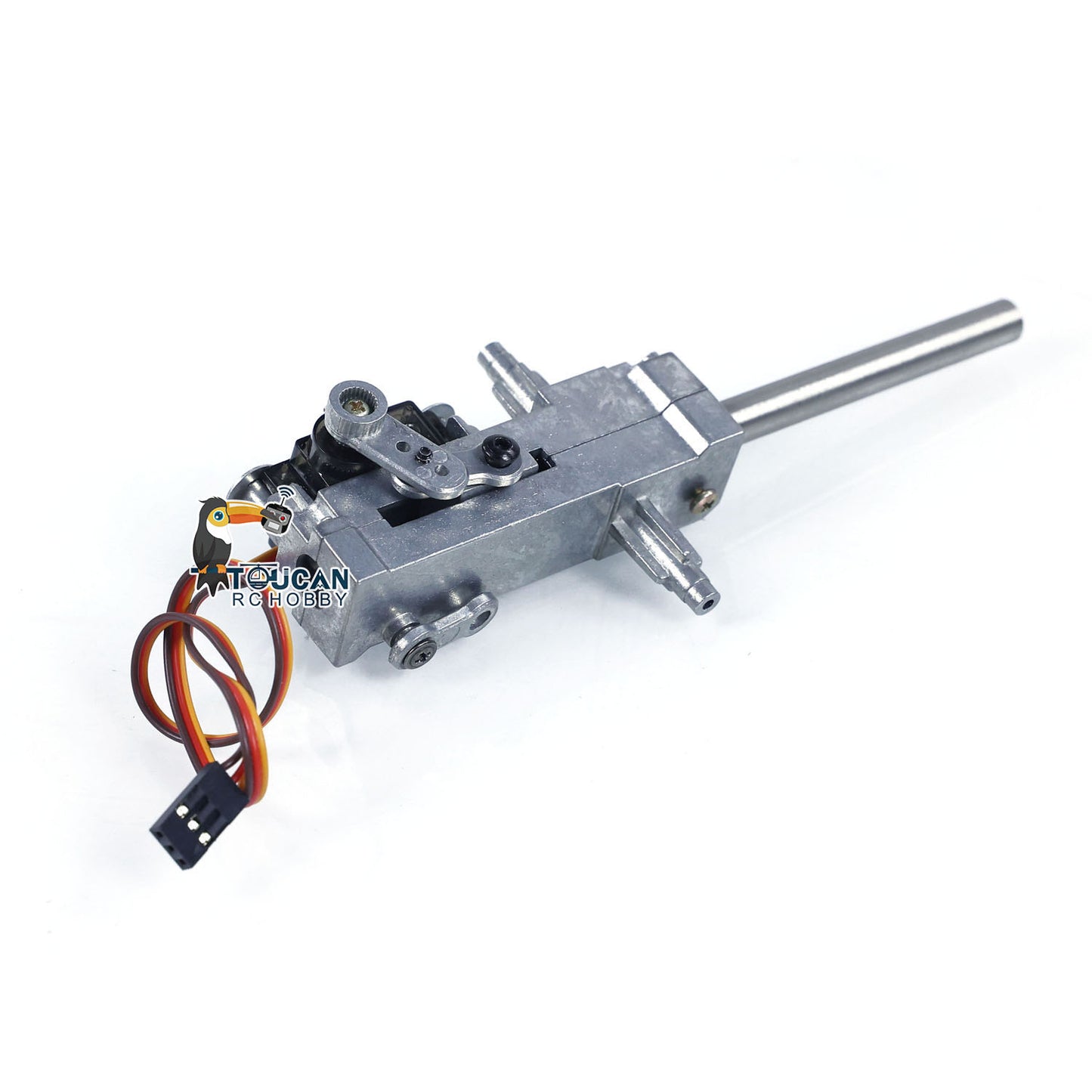US Warehouse Metal Barrel Recoil Lifting System with 2 Servo for Heng Long 1/16 RC Battle Tank Remote Control Military Vehicle Model Parts