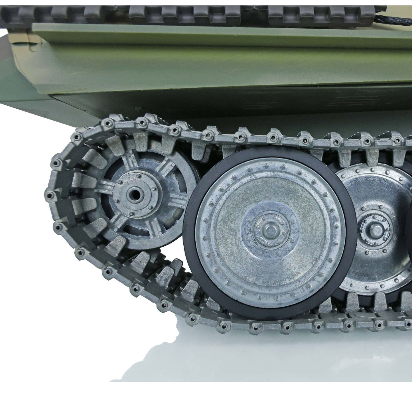 Henglong 1/16 Scale 7.0 Panther G 3879 RTR RC Tank Model FPV IR BB Unit 360 Degree Turret Smoke Metal Tracks Road Drive Idler Wheels Gearbox