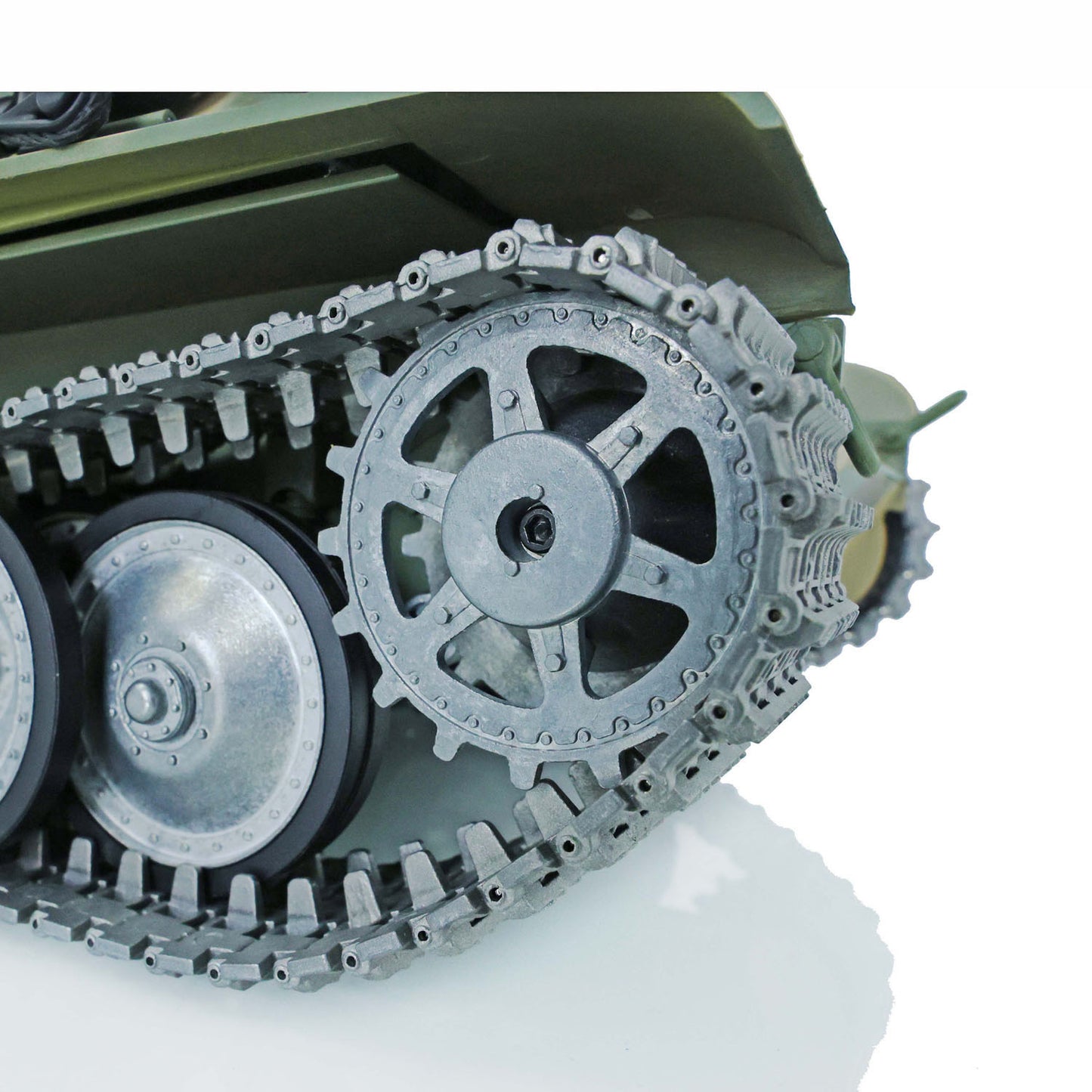 Henglong 1/16 Scale 7.0 Panther G 3879 RTR RC Tank Model FPV IR BB Unit 360 Degree Turret Smoke Metal Tracks Road Drive Idler Wheels Gearbox