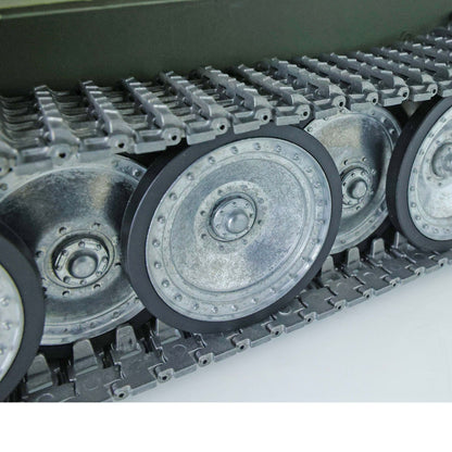 Henglong 1/16 Scale 7.0 Panther G 3879 RTR RC Tank Model FPV IR BB Unit 360 Degree Turret Smoke Metal Tracks Road Drive Idler Wheels Gearbox