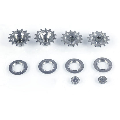 CS 1/16 Metal Tracks With Drive Wheels for Heng Long 3958 IDF Merkava MK IV RC Tank Vehicle Model DIY Upgraded Accessory