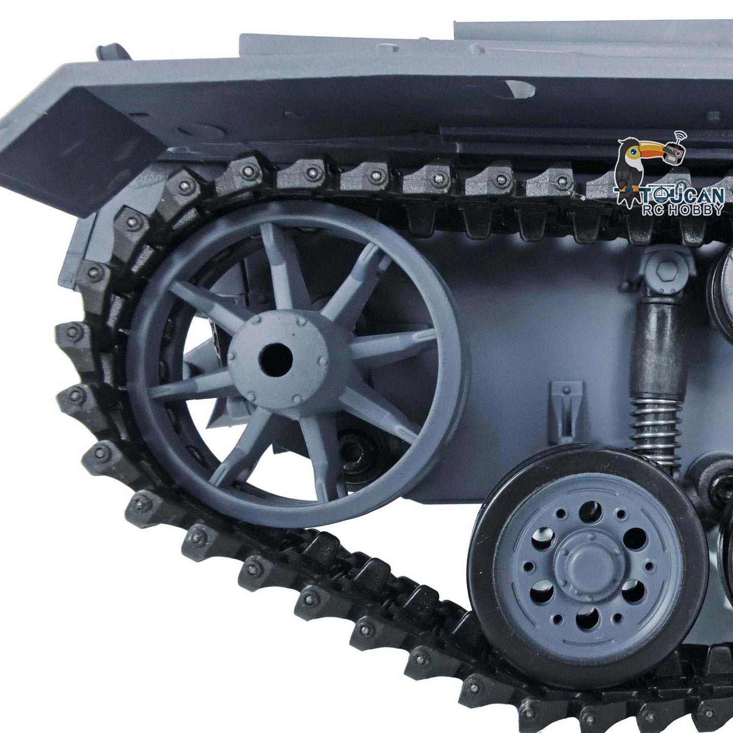 2.4G Henglong 1/16 7.0 Plastic German Panzer III L RTR RC Tank Model 3848 Metal Tracks Sprockets Idler Wheels Infrared Combating System BB Unit